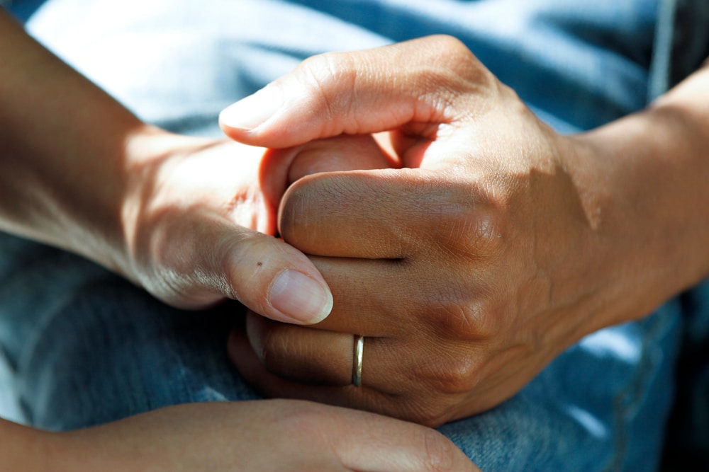 A client and care professional talking together